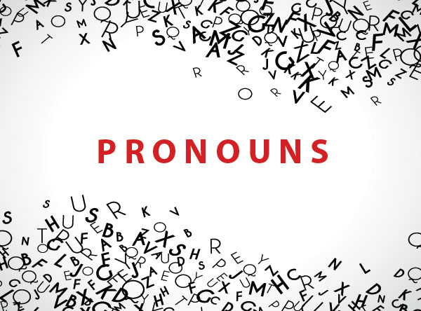 scrabble letters spelling pronoun