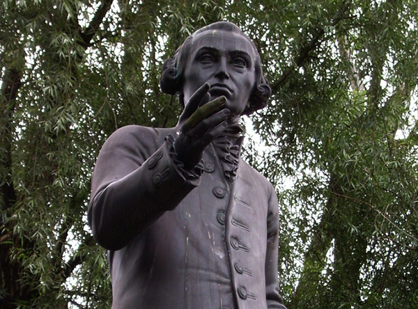 Statue of Immanuel Kant, author of three famous philosophical critiques (Wikimedia Commons https://commons.wikimedia.org/wiki/File:Kant_Kaliningrad.jpg)