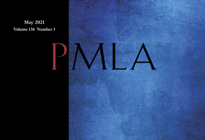May 2021 issue of PMLA