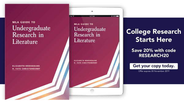 MLA Guide to Undergraduate Research in Literature