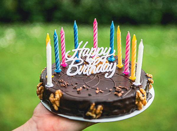 a birthday cake