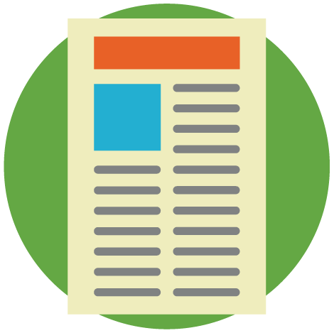 icon of an article page