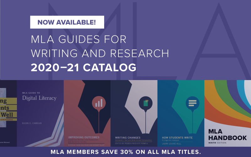 MLA Guides for Writing and Research Title Catalog